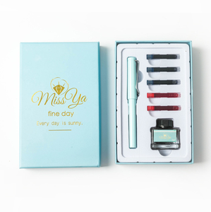 2026 新款书法墨水笔套装，书法钢笔古风绘图笔，带 5 个墨水笔芯套装和 15 毫升瓶 - Product Image 3