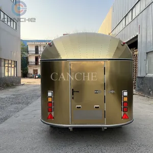 Chariot de vente ambulante en acier inoxydable pour glaces et café Canche Small - Product Image 2