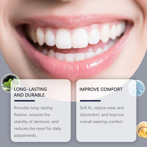 ORALHOE <strong>Denture</strong> Fixing <strong>Adhesive</strong> Natural Fit Comfortable Fixing <strong>Dentures</strong> Enhance Smile Beauty Model OR-A04-0463-01 - Product Image 2