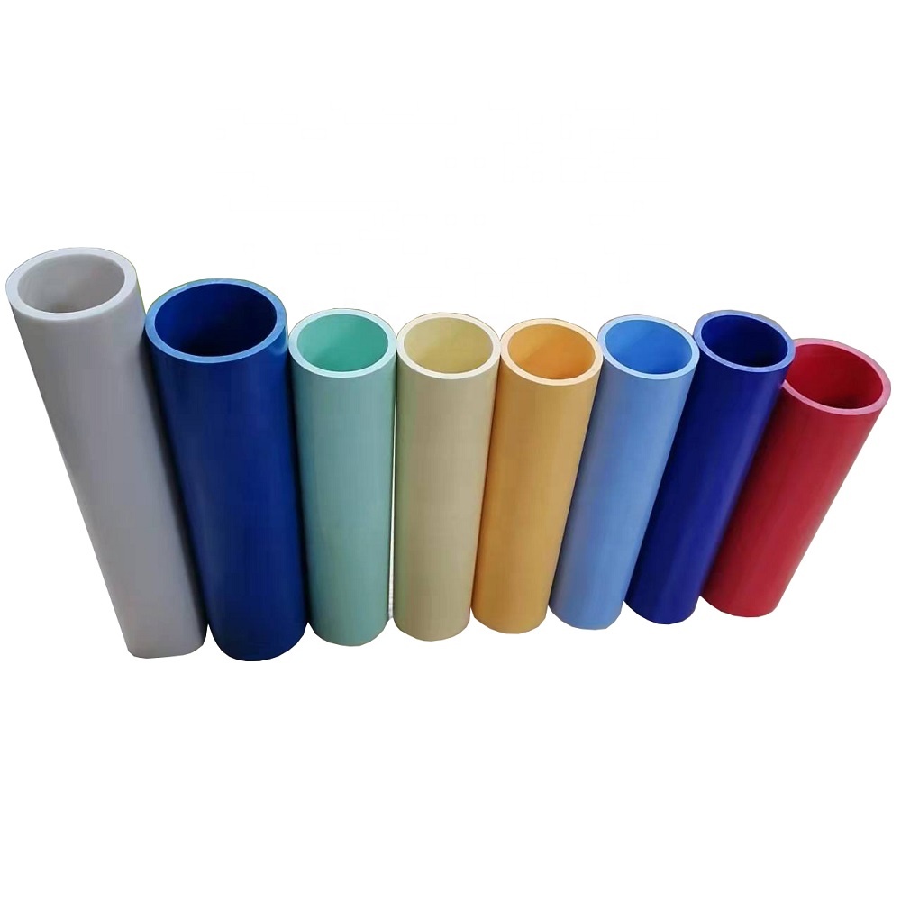 Shangyu plastic tubing PVC tubes high quality plastic pipe piping round shape CUSTOM PLASTIC TUBING colored PVC tube for pole