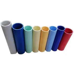 Shangyu ท่อพลาสติก PVC ท่อ,ท่อพลาสติกทรงกลมสั่งทำหลอด PVC สีสำหรับเสา