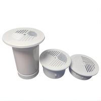 Grilles d'aération carrées en alliage d'aluminium pour la ventilation avec amortisseur radial