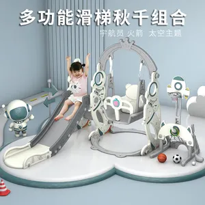 Miduoqi Children's Indoor Slide Multifunctional Baby Slide Combination Plastic Toy Home Slide Swing Set
