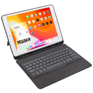 Entrega rápida <span class=keywords><strong>2020</strong></span> gary color bluetooth funda con teclado TPU inalámbrico para 10.2 pulgadas Nuevo iPad 10.5 pulgadas iPad Air - Product Image 2