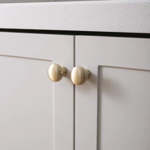 Modern Zinc Alloy T-Shaped Round Cabinet <b>Knob</b> for Kitchen Furniture Handle with Eco-Friendly Adjustable Durable Design - Product Image 2
