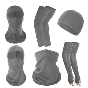 Manguitos de Ciclismo con Protección UV para Exteriores, Pañuelo de Seda Helada Refrescante, Gorra Deportiva Unisex de Secado Rápido y Transpirable para Adultos - Product Image 1