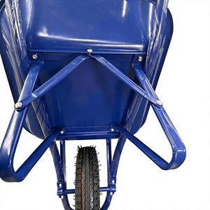 WB6400 – Plusieurs modèles disponibles – Brouettes manuelles pour le transport de mortier et de ciment sur chantier – Chariots de manutention - Product Image 1