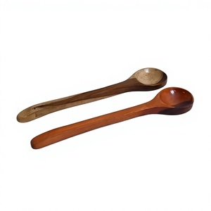 Travel Friendly Eco-Friendly High Grade Wooden <b>Salad</b> <b>Tools</b> Spoon Forks Lunch Portable Flatware Factory Wholesale High Quality - Product Image 1