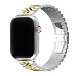 Keepwin 5 bracciale di ricambio regolabile in acciaio inox da donna Hardware orologio <span class=keywords><strong>argento</strong></span> cinturino <span class=keywords><strong>Apple</strong></span> iWatch 9 8 7 6 5 4 - Product Image 5