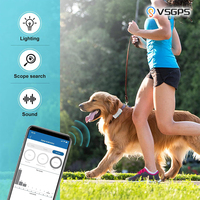 Collier intelligent anti-perte d'animaux Localisateur de chats Suivi de chiens Traceur GPS étanche pour animaux de compagnie
