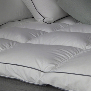 Cojín de colchón grueso de tamaño completo para hotel, almohada rellena de algodón y poliéster de microfibra, colchón de cama superior - Product Image 4