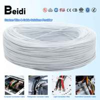 Fil électrique simple en cuivre étamé isolé en silicone super flexible résistant aux hautes températures BEIDI UL3132 600V