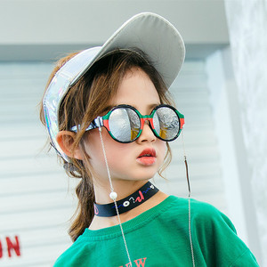 2025 bambini simpatici occhiali da sole rotondi in plastica occhiali da sole comodi 6929 occhiali da sole a colori per <span class=keywords><strong>ragazzi</strong></span> e ragazze - Product Image 4