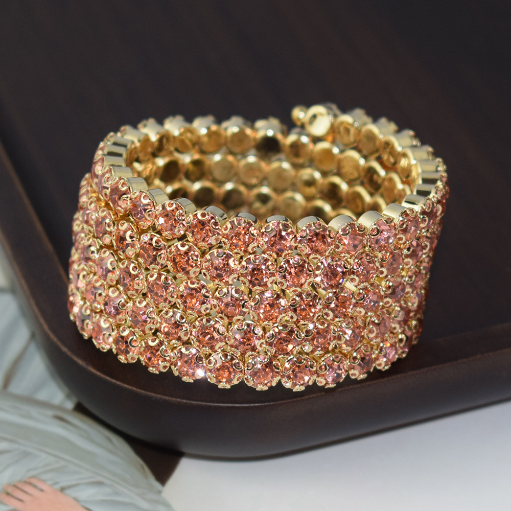 Gold pink-5 rows