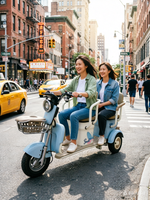 Tricycle électrique intelligent haut de gamme et écologique, facile à manier et plein de plaisir, un assistant indispensable pour votre famille
