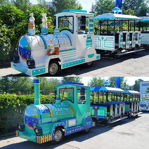 Nouveau train miniature pour enfants, manège de parc d'attractions, train sans rails, manèges pour enfants - Product Image 4