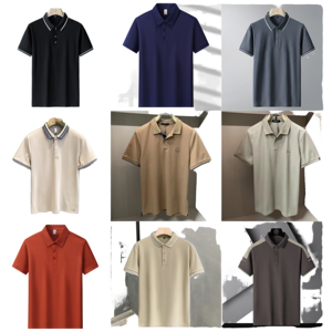 เสื้อโปโลผู้ชายสไตล์ลำลองแบบแอคทีฟ ออกแบบมาเพื่อการเคลื่อนไหวที่สบาย พร้อมด้วยรูปทรงเรียบง่ายและลุคทันสมัยสำหรับทุกวัน - Product Image 1