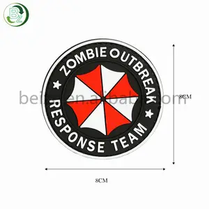 Resident Evil Umbrella Zombie Outbreak Response Team PVC Magic Stickers Patchs