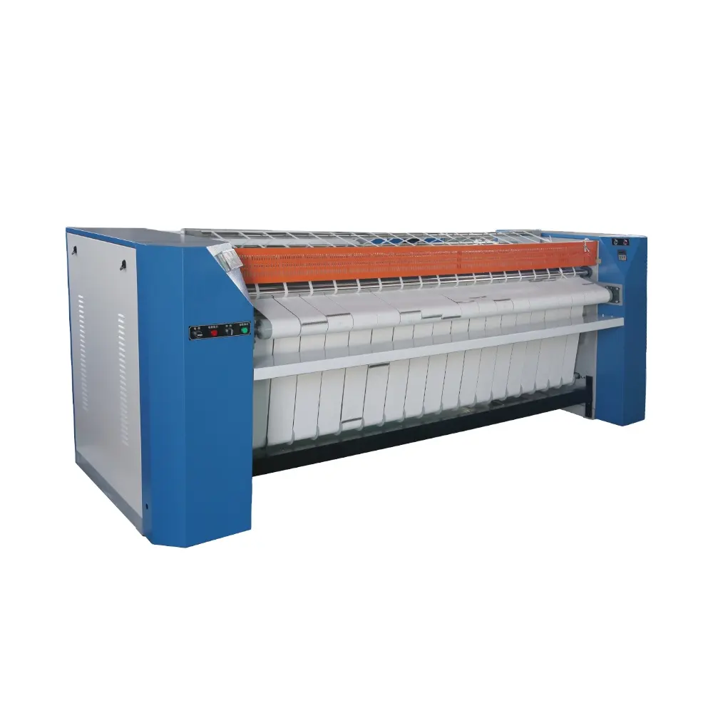 3.0m Three Rollers Hotel Laundry Equipments /Bed Sheet Industrial bedsheet folding machine