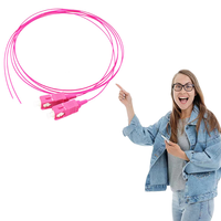 Manufacturer supply multimode 50 125 fiber optical cable om4 sc fiber optic pigtail ftth patch cord