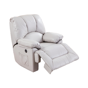 Wide Red Armrests and Rotatable Shaking Synthetic Leather Zero Gravity <strong>Recliner</strong> with Backrest - Product Image 5