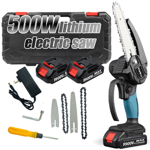 Scie à chaîne sans fil au lithium, mini scie à chaîne rechargeable, scies électriques à batterie en vente - Product Image 5
