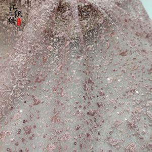 Encaje de Alta Calidad al por Mayor con Lentejuelas, Tela de Malla Multicolor para Vestidos Formales, Vestidos de Novia, Ropa, <span class=keywords><strong>Tul</strong></span> Bordado - Product Image 3