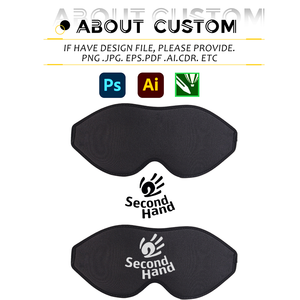 Neu eingetroffen: 3D-geformte Schlafmaske für Seitenschläfer mit individueller Logogestaltung, Memory-Schaum-Augenmaske für Firmengeschenke - Product Image 5
