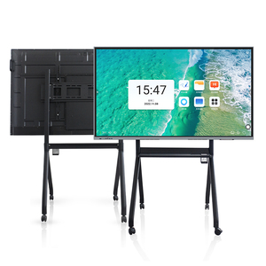 Chất Lượng Tốt 65/75/86/98/100/110 Inch Ngón Tay Đa Cảm Ứng Thông Minh <span class=keywords><strong>LCD</strong></span> Hiển Thị Cuộc Họp Hội Đồng Quản Trị Phòng Điện Tử Bảng Tương Tác - Product Image 2