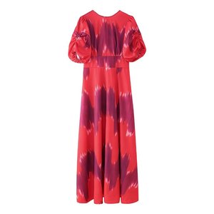 Robe décontractée H-71713, style chic vintage pour soirée, tissu tricoté haut de gamme, appliques brodées sexy, commande naturelle et élégante pour la mode - Product Image 2