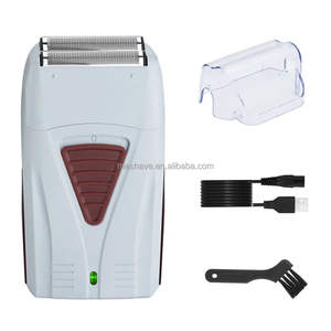 Afeitadora eléctrica recargable para hombre <span class=keywords><strong>Andis</strong></span> Twin Blade, lámina de doble anillo USB resistente al agua con instrucciones alemanas para uso corporal - Product Image 1