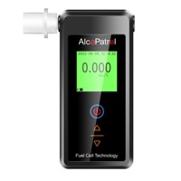 AlcoPatrol AP012-Color, nouveau design 2023, éthylotest professionnel, écran LCD, précision 0,05 %, batterie lithium rechargeable