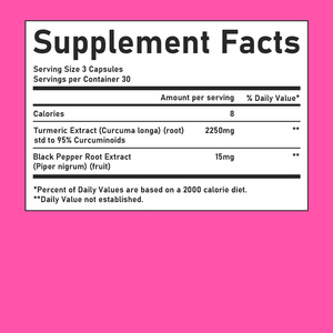 Private Label Turmeric Extract Capsules with Turmeric Extract Includes Turmeric with Promoting an Active Lifestyle Capsules - Product Image 2