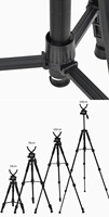 Portable 1.8M Alliage D'aluminium Pliable Durable Noir En Plein Air Tactique Chasse Trépied V Joug Support Réglable Scopes Accessoires