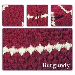 48" Red Christmas Stripe Skirt Boutique Knitted Rustic Thick <b>Xmas</b> Tree <b>Apron</b> for Holiday Party Favor Supply - Product Image 3