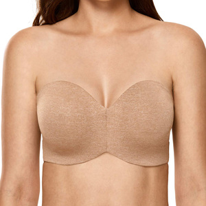 Gran busto Minimizer aros apoyo sujetador sin tirantes de las mujeres sin forro No relleno fiesta vestido sujetador - Product Image 2
