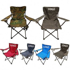 High Quality Metal Frame Custom Design Logo Printed Picnic Beach Chair - Product Image 1