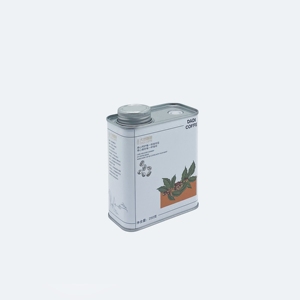 Boîte rectangulaire en fer blanc laqué personnalisée avec impression offset, 250g, pour emballage alimentaire, avec couvercle à vis, pour grains de café, aliments pour animaux, bonbons, biscuits - Product Image 2