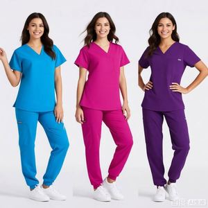 Wholesale Premium Unisex Medical Scrub Uniforms High Quality Hospital Workwear Custom Stretch Scrubs Uniforms <b>Sets</b> for <b>Doctors</b> - Product Image 3