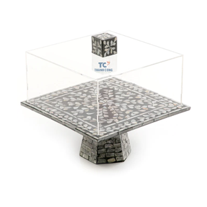 Vente en gros Fait à la main Meilleure vente plateau en nacre nacre support à gâteau pour arabe fabriqué au Viet Nam - Product Image 3