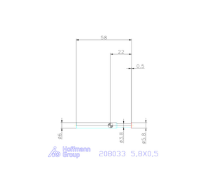 OEM/ODM DIN 6535 HA <span class=keywords><strong>H6</strong></span> 65HRC AlTiN Fresa de ranurado para chaveteros de carburo sólido 5.8x0.5mm 3T Garant 208033 - Product Image 5