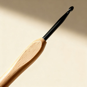 Juego de <span class=keywords><strong>Agujas</strong></span> de Ganchillo con Mango de Madera Natural, <span class=keywords><strong>Agujas</strong></span> de Tejer Ergonómicas con Cabezas de Aluminio Lisas <span class=keywords><strong>para</strong></span> Manualidades, <span class=keywords><strong>Amigurumi</strong></span>, Suéteres - Product Image 6
