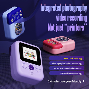Imprimante photo instantanée pour enfants de 3 à 6 ans, écran 2,4 pouces, 1080P CMOS, MicroSD, modèle A7, adorable caméra d'impression pour enfants. - Product Image 3