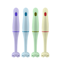 Mixeur Plongeant Électrique Compact 300W Sans BPA - Mini Hachoir Léger pour Aliments Bébé, Smoothies et Purées - Cuivre Pur