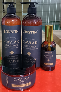 Ensemble de soins capillaires de luxe à l'extrait de caviar naturel, marque privée OEM, shampooing <span class=keywords><strong>et</strong></span> après-shampooing sans sulfate pour <span class=keywords><strong>cheveux</strong></span> <span class=keywords><strong>bouclés</strong></span> - Product Image 3