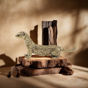Nouvelle décoration de table en laiton de style antique, motif mignon de raton laveur, idéale pour la décoration de table à thé ou comme cadeau - Product Image 2
