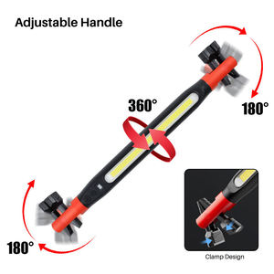 Shingel LED Work <strong>Light</strong> with Rechargeable 2 Magnetic Base 360&deg; Rotating Hook <strong>Clamp</strong> <strong>Light</strong> for Workshop Garage Automotive Job Site - Product Image 3