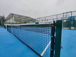 Postes de tenis profesionales de aluminio para exteriores, enterrados, con red, juego completo de postes y red de pickleball para exportación. - Product Image 4