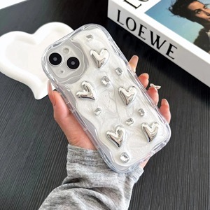 2025ใหม่ฝาครอบโทรศัพท์3D เพชรรักหัวใจเคสโทรศัพท์แฟชั่นเคส TPU เคสมือถือสำหรับ <span class=keywords><strong>iPhone</strong></span> 15 16 <span class=keywords><strong>PRO</strong></span> <span class=keywords><strong>MAX</strong></span> - Product Image 1
