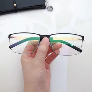 ChuangShi Unixe Eyeglasses Frame Optical Medicated TR90 Fashion Glasses Stainless Steel Eyewear sven h